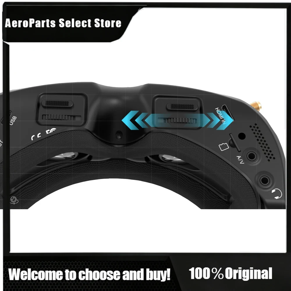 แว่นตา FPV รุ่นใหม่ล่าสุดจาก A - Drone Racing Goggles บทวิจารณ์และราคา