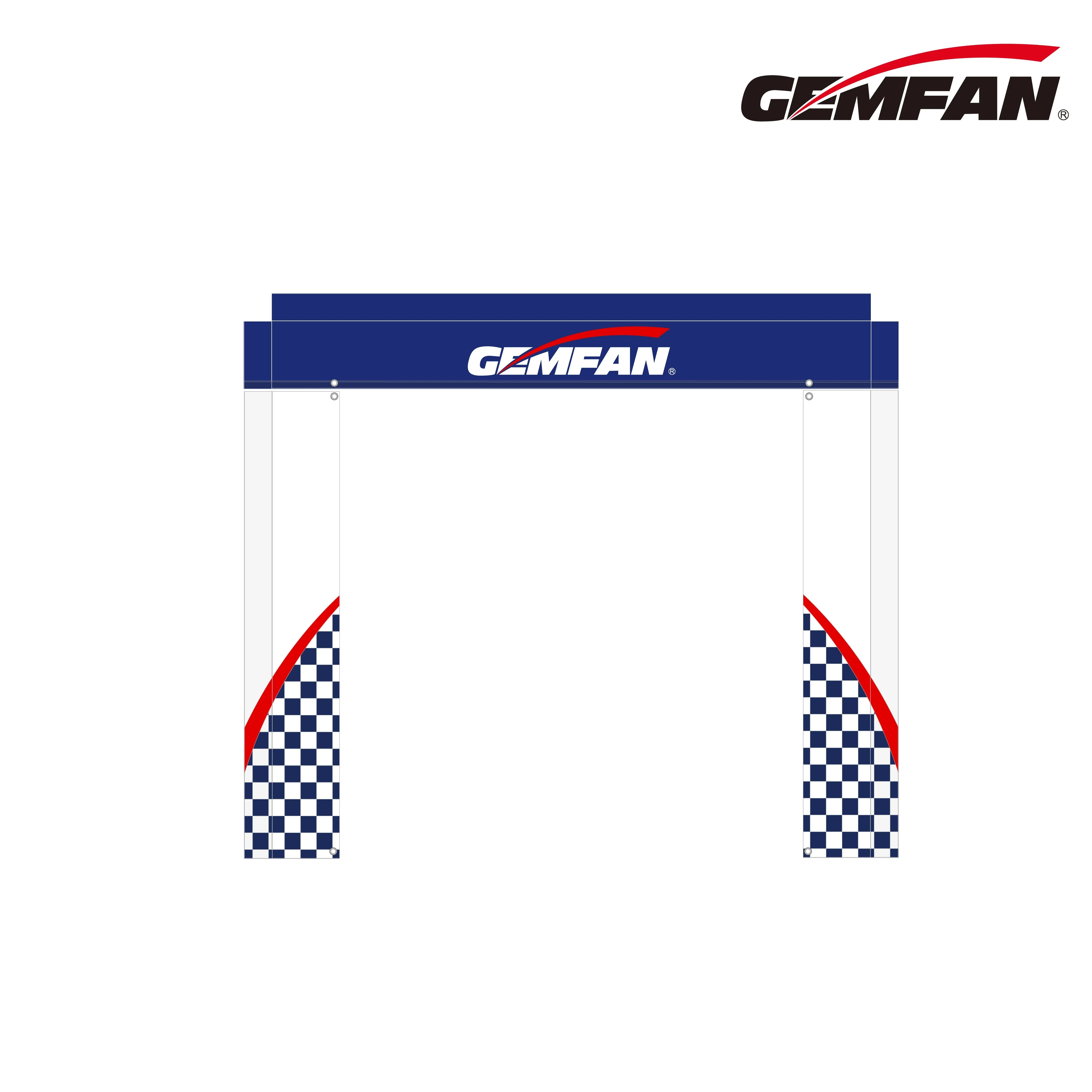 Gemfan 213*183CM 5X5FT FPV Rac - Drone Racing Flag บทวิจารณ์และราคา